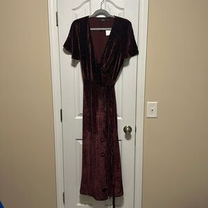 Ralph Lauren Velvet Wrap Dress